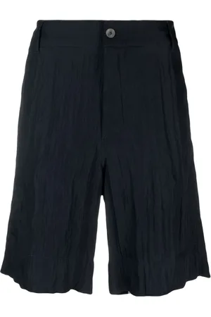 Giorgio Armani Crinkled wide-leg shorts