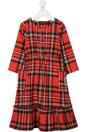 Mini Rodini Check flannel dress