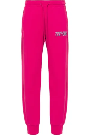 VERSACE Embroidered-logo track pants