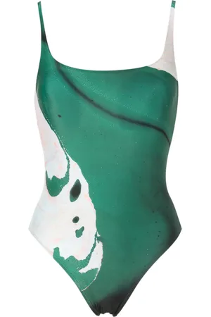 Lenny Niemeyer Basico abstract-print swimsuit