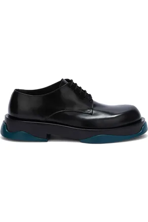 Jil Sander Round-toe leather derby shoes