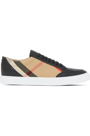 Burberry House Check-print lace-up sneakers