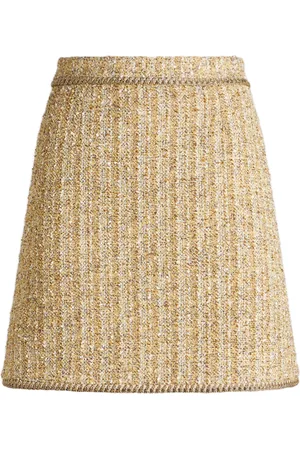 Etro Boucl?? high-waisted mini skirt