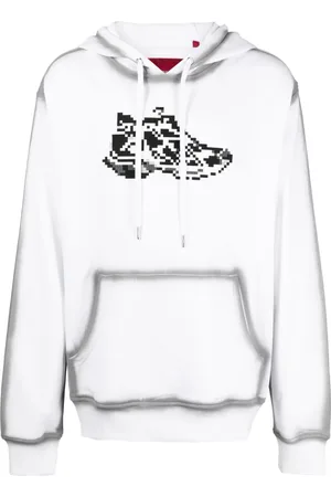 MOSTLY HEARD RARELY SEEN Runner graphic-print cotton hoodie