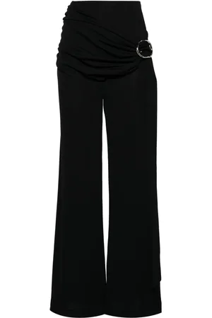 Paco rabanne Wraparound-design palazzo pants