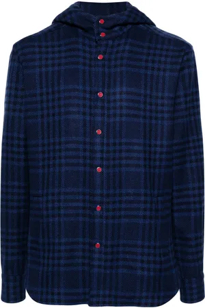 Kiton Checked cashmere shirt