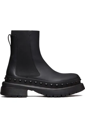 VALENTINO GARAVANI M-Way Rockstud leather ankle boots