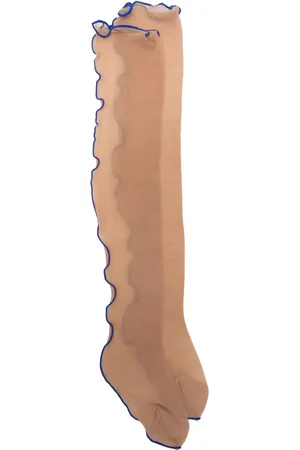 MAISON CLOSE Contrast-lining stretch tights