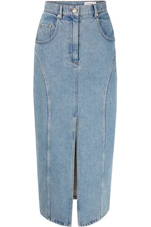 Nina Ricci Long Denim Skirt
