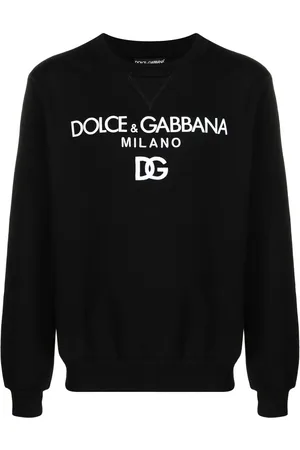 Dolce & Gabbana Logo-embroidered cotton sweatshirt