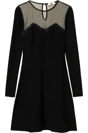 Twin-Set Embroidered-detailing mini dress
