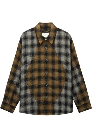 SONG FOR THE MUTE Tartan-pattern shirt