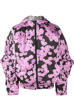 Natasha Zinko Rose-print puffer jacket