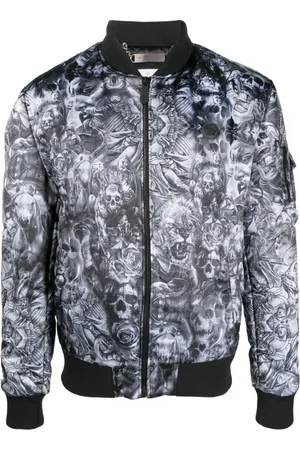 Philipp Plein Tatto-print bomber jacket