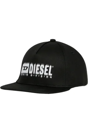 Diesel Logo-print gabardine cap