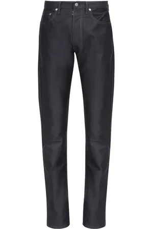 Maison Margiela Four-stitch satin trousers