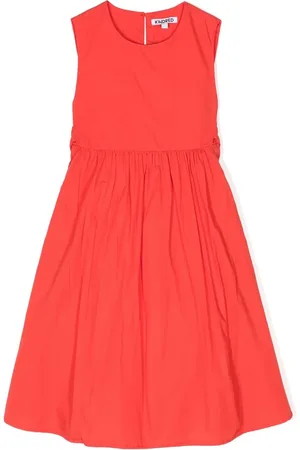 Kindred Bow-detail organic-cotton dress