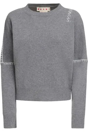 Marni Whipstitch-trim sweater