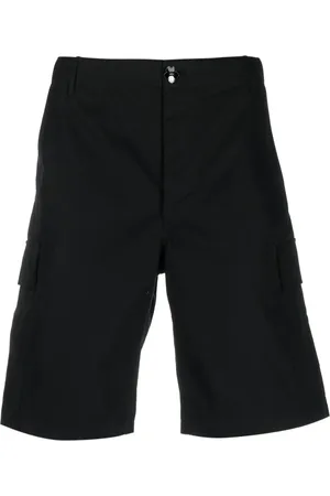 Kenzo Logo-patch cotton cargo shorts