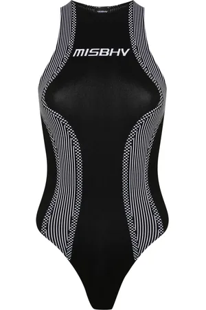 MISBHV Logo-jacquard performance bodysuit