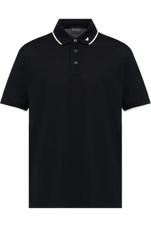 Emporio Armani Logo embroidered polo shirt