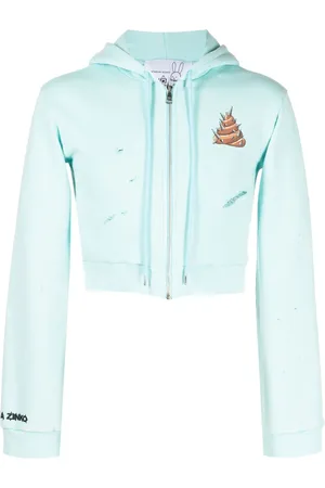 Natasha Zinko Zipped cotton hoodie