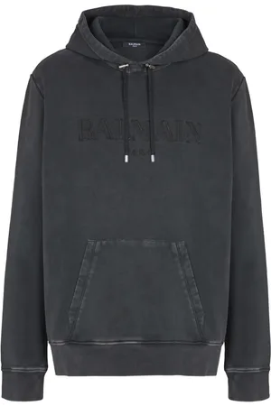 Balmain Logo-embroidered hoodie