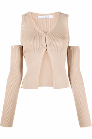 Rokh Cut-out knitted cardigan