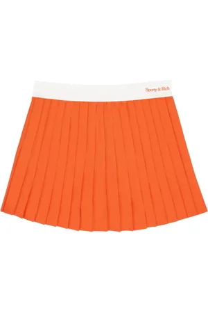 Sporty & Rich New Serif pleated skirt