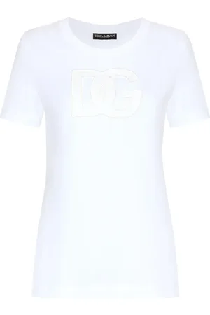 Dolce & Gabbana Logo-patch cotton T-shirt