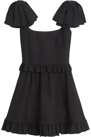 VALENTINO GARAVANI Crepe couture mini dress