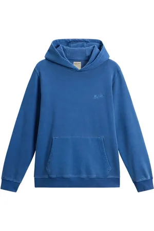 Woolrich Logo-embroidered cotton hoodie
