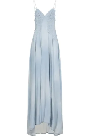 ERMANNO SCERVINO Lace-appliqu?? maxi dress
