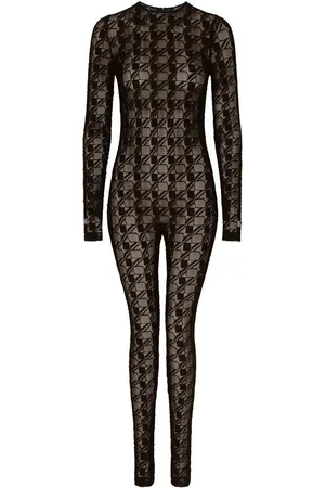 Dolce & Gabbana Semi-sheer lace jumpsuit