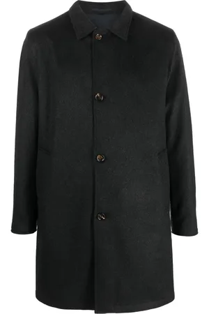 Kired Long-sleeve cashmere trench coat