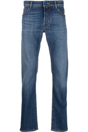 Jacob Cohen Logo-patch slim-fit jeans