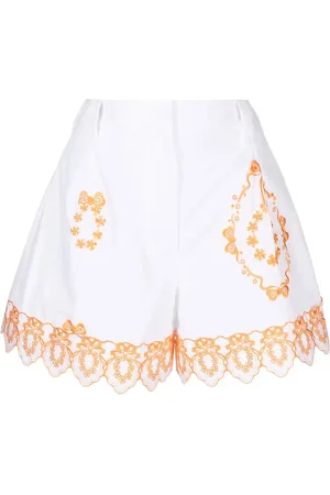 Simone Rocha Embroidered-trim shorts