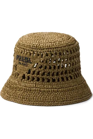 Prada Logo-embroidered bucket hat