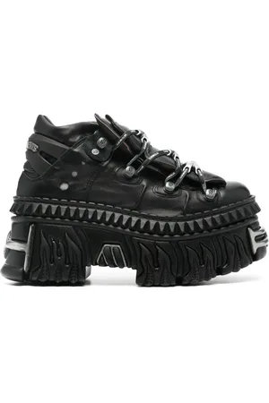 Vetements X New Rock leather sneakers