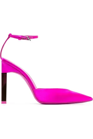 The Attico 110mm Perine satin pumps