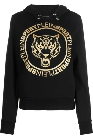 Philipp Plein Logo-print tiger hoodie