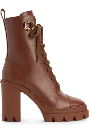 Giuseppe Zanotti Cubalibre leather ankle boots
