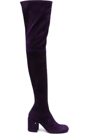 LAURENCE DACADE Isidor 75mm suede thigh-boots