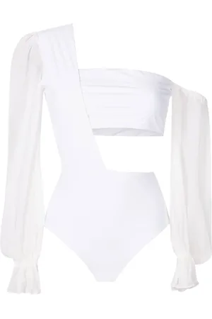 AMIR SLAMA One-shoulder bodysuit