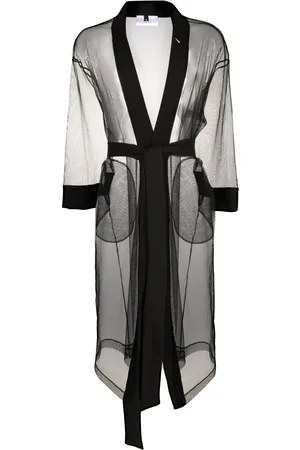 Alchemy Belted sheer mesh jacket