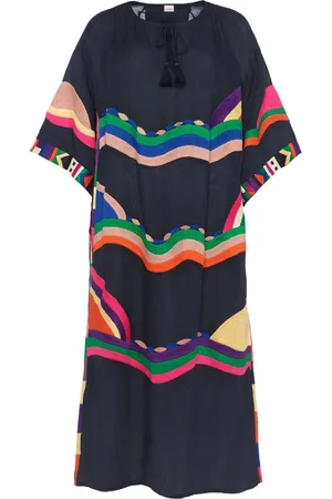 ERES Horizon embroidered linen dress