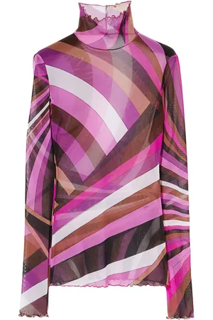 Puccini Iride-print top