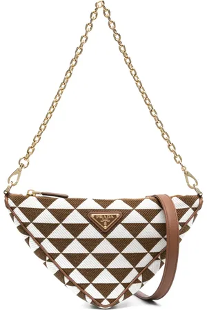 Prada Symbole logo-plaque mini bag