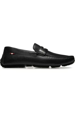 Bally Pilot Driver grained leather loafers