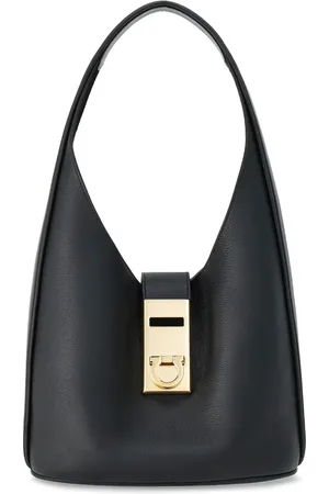 Salvatore Ferragamo Medium Gancini-buckle leather hobo bag